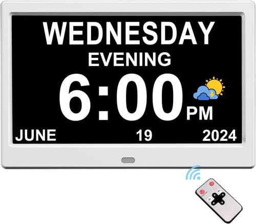 Dementia digital clock - dementia,