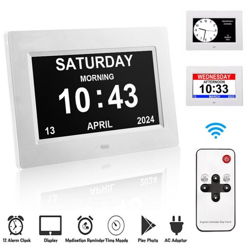 Dementia digital clock with - digital,