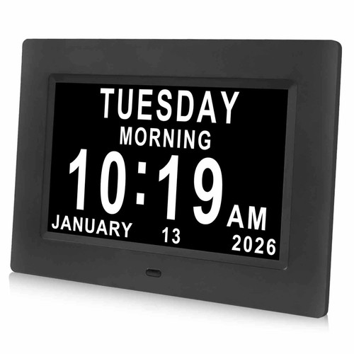 Inch digital calendar clock - 7,