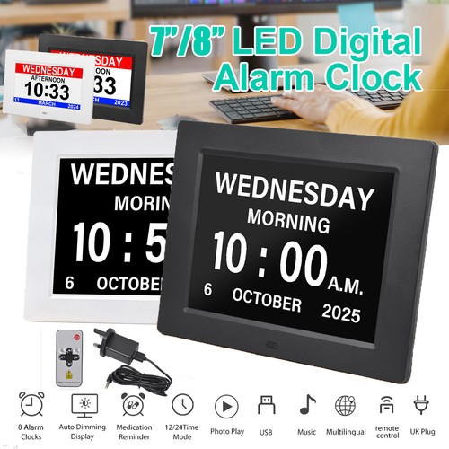 Digital alarm clock - digital, calendar