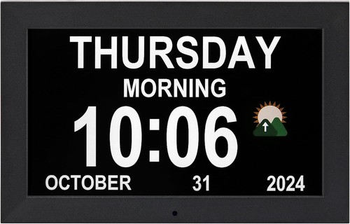 Large digital dementia clock - large,
