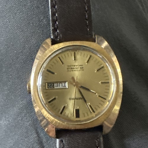 Garrard gents gold plated