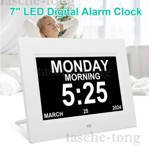 7in digital alarm clock - alarm,