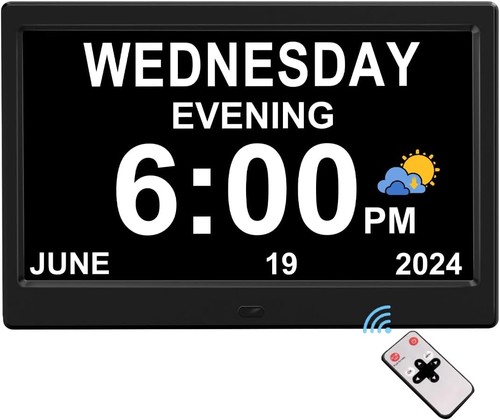 Dementia digital clock - dementia,