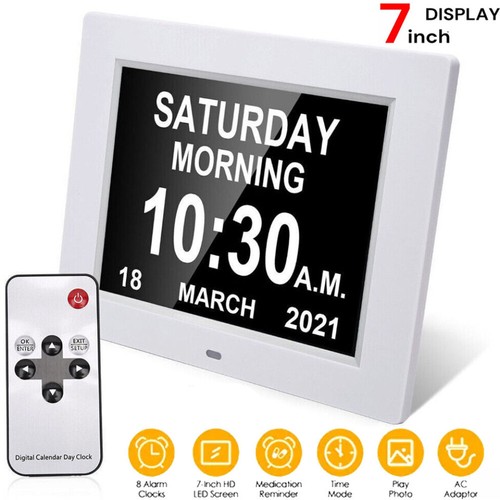 Digital clock with date - clock, and
