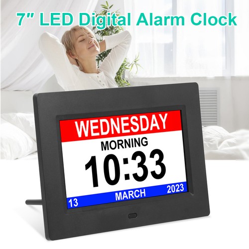 Digital alarm clock day - digital,