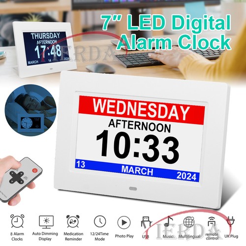 Digital alarm clock - digital, calendar