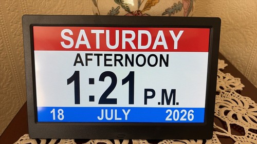 Dementia digital clock - dementia,