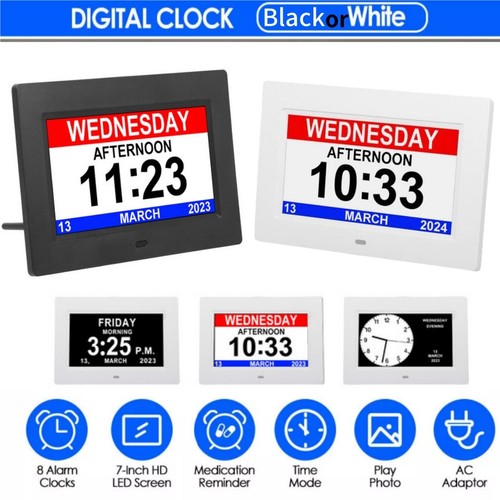 Dementia digital clock - dementia, w/