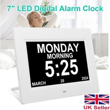 Large Dementia Clock Display