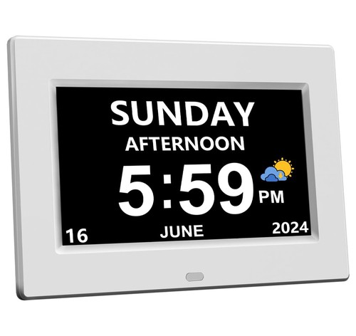 Digital clock with date - clock,