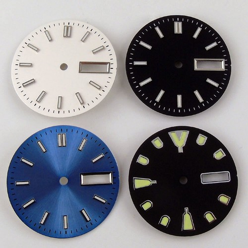 29mm black blue - , luminous