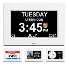 Clock With Day And Date For