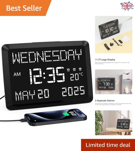 Digital calendar clock - digital,