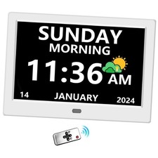 11-inch Digital Clock with Day