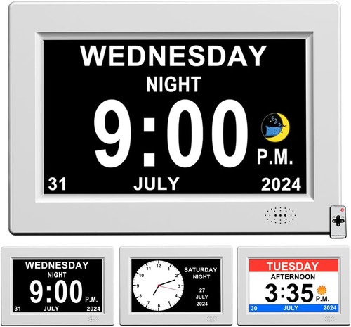 Dementia digital clock - dementia,