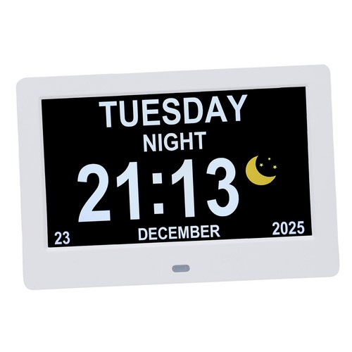 Digital calendar clock - digital, with
